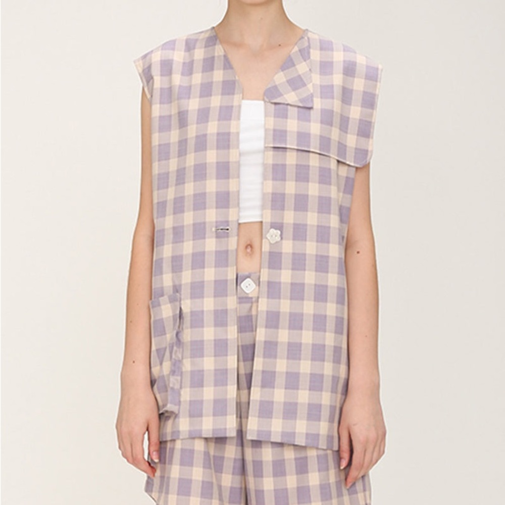 Tailored blazer vest